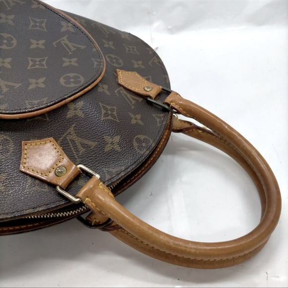AUTH Louis Vuitton LV Ellipse Hand Bag Tote PM Brown Monogram - Picture 4 of 9